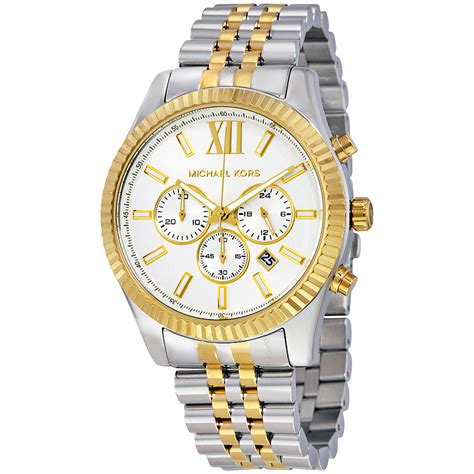 michael kors men's lexington chronograph mk8344 watch|Michael Kors lexington watches.